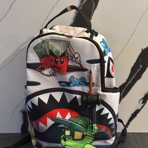 Sprayground Backpack Falling In a Hole Dlxsr Without Tags
